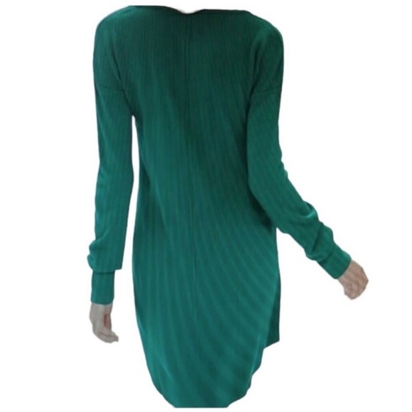 The Limited Green Long Sleeve Pointelle Knit Sweater Size Small - Picture 5 of 5